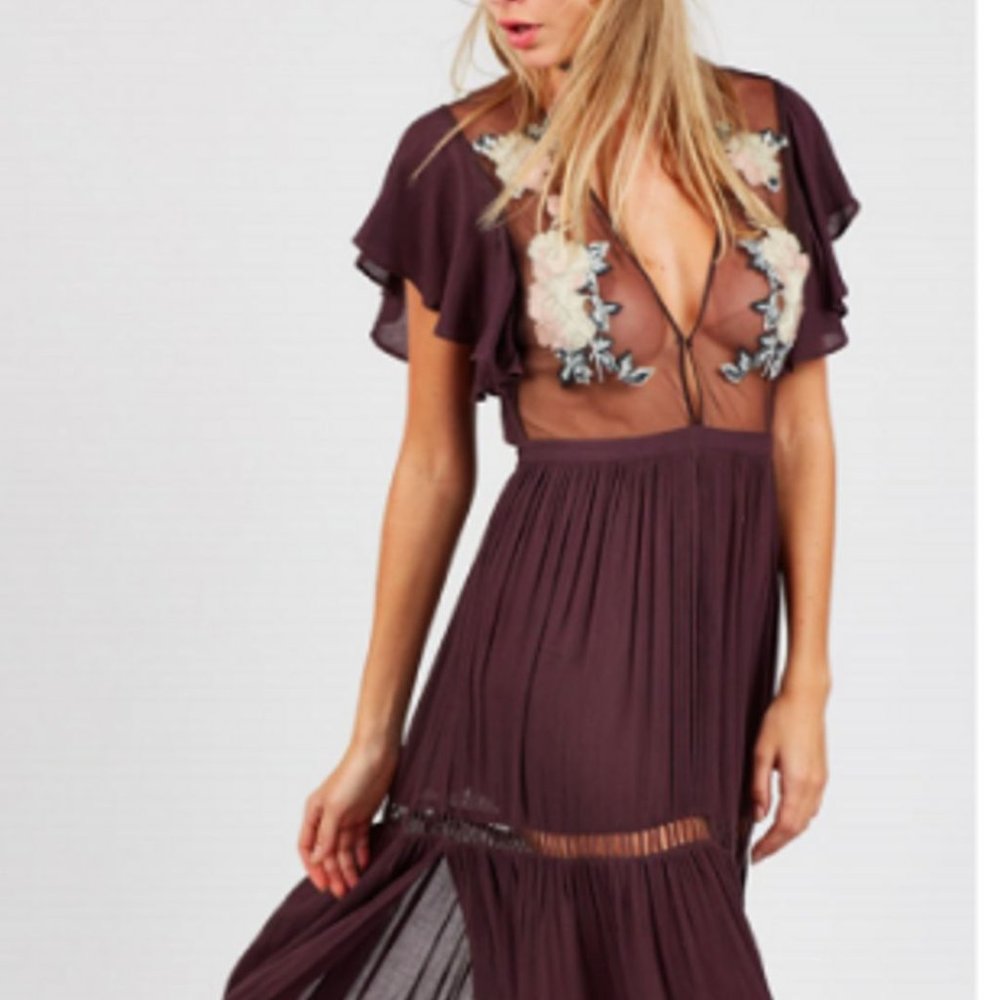 Cleobella Embroidered Maxi Dress